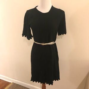 Black Pom Pom Dress